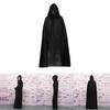 Halloween Cloak Cosplay Grim Reaper Vampire Witch Wizard Robe Party Adult Children Black Cloak Cape