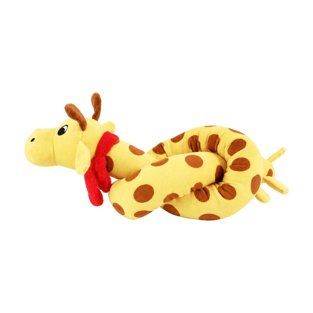 Long Soft Stuffed Dog Toy with Squeaker Squeaky Squeakers Cuddly