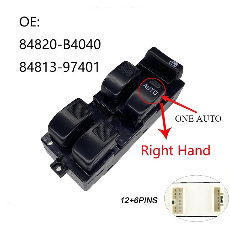 

84820-B4040 84813-97401 Electric Power Master Window Switch For Toyota Sparky Cami Daihatsu Sirion Terios 2001 Car Accessories