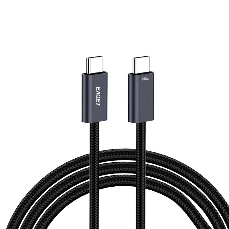 240W UsB C Cabel UsB 4 Data Cable Qc4.0 40Mbps 5A Fast Charging UsB C To UsB C Charget Cable Type C Cable for iPhone,MacBok.