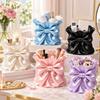 Multi-function Bowknot Storage Box 3D Printed Makeup Brush Storage Case Desktop Organizer  Student