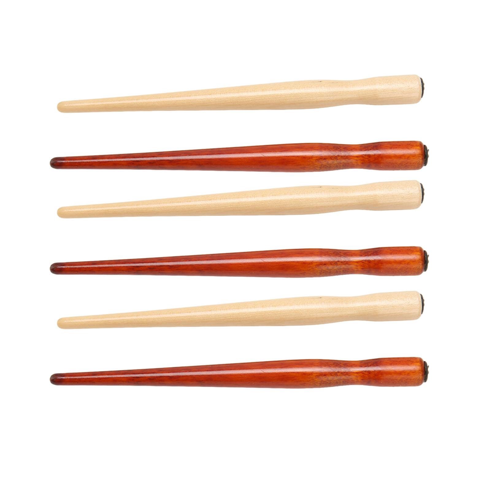 

6 шт. Держатель для перьев для комиксов Безопасный Прочный Деревянный Гладкий Удобный Захват Деревянный Держатель для Ручек для Черчения Рисования