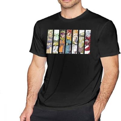 Chrono Trigger Tričko Pánské Vtipné Tričko Hip Hop Harajuku Černé