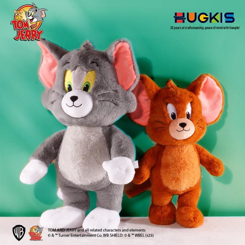 Official Tom and Jerry Cat Plush Doll - Cute Soothing Toy for Boys and Girls