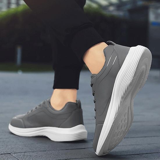 Men's Shoes, Casual Running Shoes, Spring and Autumn Low Top Leather Shoes, Plus Size Sports Shoes, Hiking and Walking Shoes, Travel and Jogging Shoes