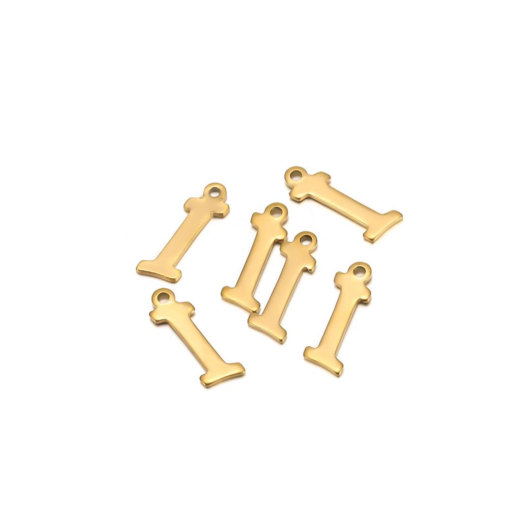 30pcs Stainless Steel A-Z 26 Cursive Font Letter Pendant Alphabet Charms Necklace Pendant DIY Jewelry Bracelet Making Earrings