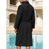 Waffle jacquard bathrobe sauna suit thin nightgown long couple loungewear hotel casual bathrobe