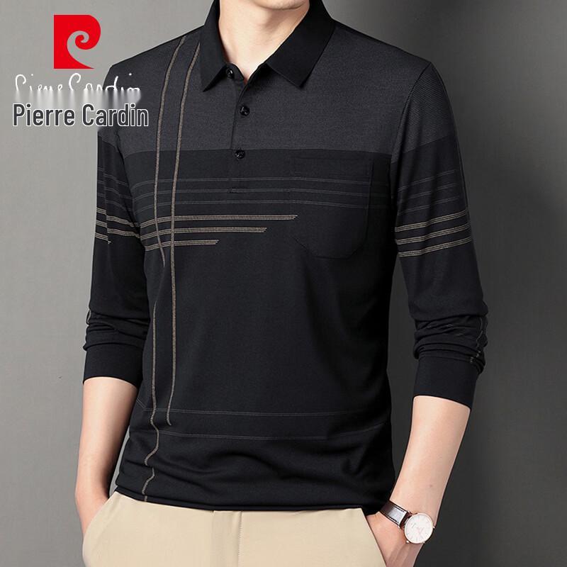

Pierre Cardin Men s Long-Sleeve Polo Shirt XXXXL