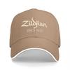 Zildjian Since  Embroidered Black Baseball Cap Classic Drummer Brand Logo Design Adjustable Fit for Music Enthusiasts