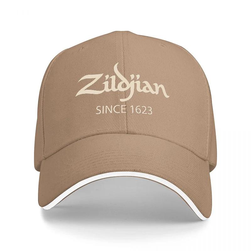Zildjian Since Embroidered Black Baseball Cap Classic Drummer Brand Logo Design Adjustable Fit for Music Enthusiasts