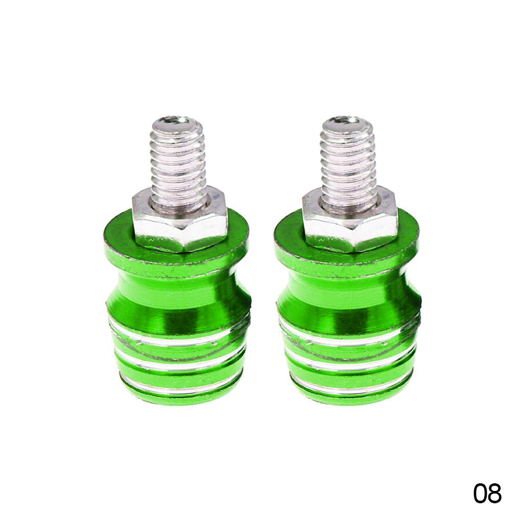 2ks 5mm hliníkový stojan na motocykl Šrouby Cívky kyvné vidlice Posuvný stojan Šroub kyvné vidlice Příslušenství pro Yamaha Honda Suzuki Kawasaki