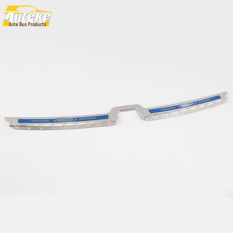 Fits 18 XC60 models: Stainless Steel Rear Guard Plate, Tailgate Trunk Protector, Modified Accessories.