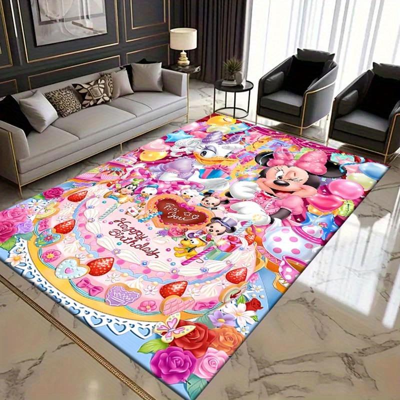 1pc Minnie Daisy Carpet Durable Non-Slip, Perfect for Indoor & Outdoor Living, Bedroom, Office, and More, 60cm by 90cm