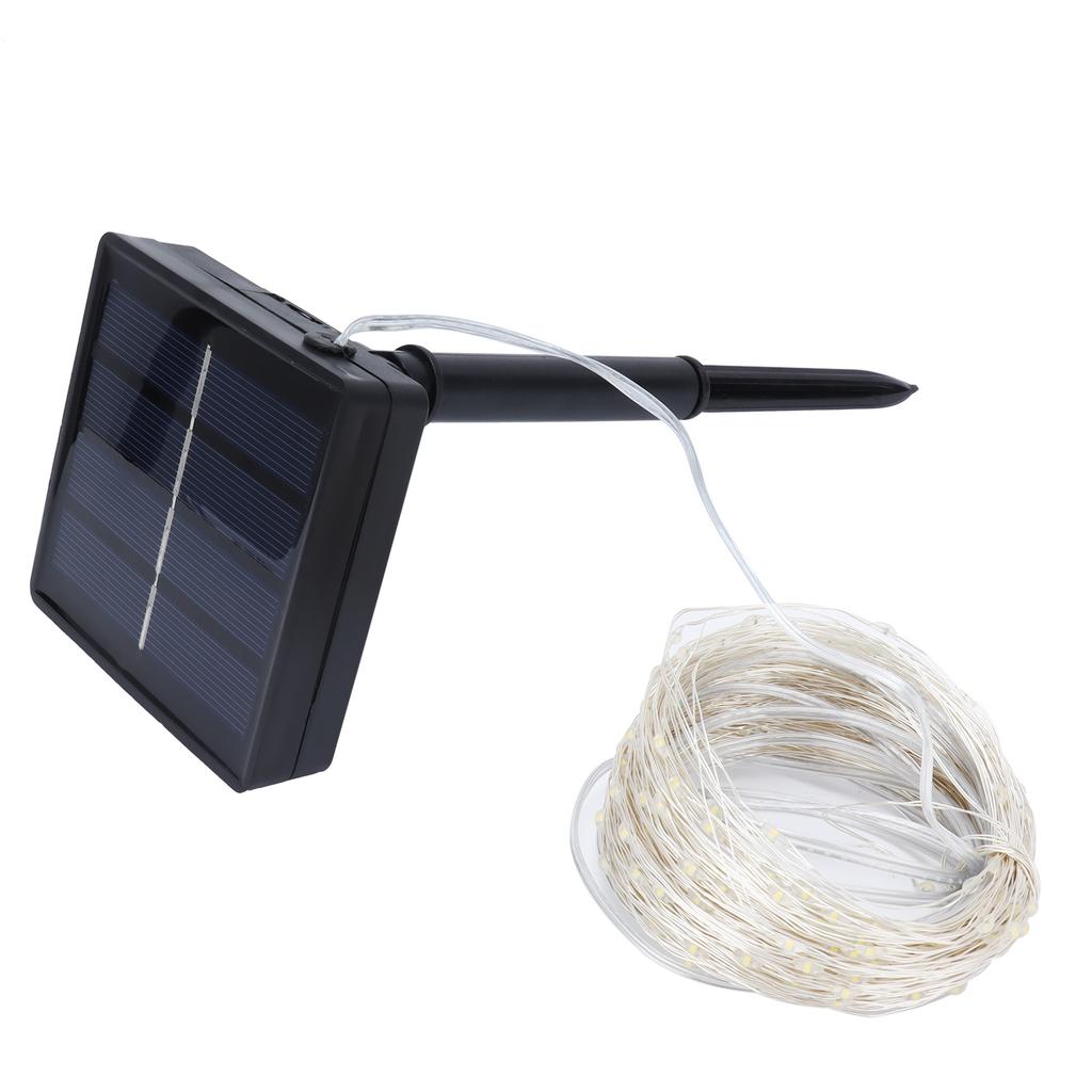 300LED Solar String Lights IP44 Waterproof Outdoor Garden Courtyard Decoration Warm White 32m