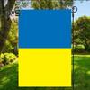 12" X 18" Ukraine Flag Double Sided Patriotic Ukrainian National Banner Decoration Outdoor Hanging Yard Sign for Garden Balcony Wall Decor