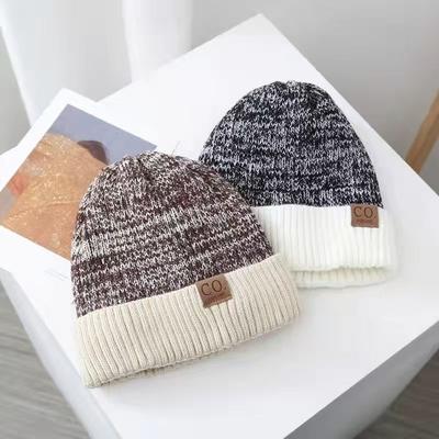 Cold Hat Men's Autumn and Winter Korean Style Warm Knitted Hat Japanese Versatile Plus Velvet Ear Protection Wool Hat Women's Head Hat