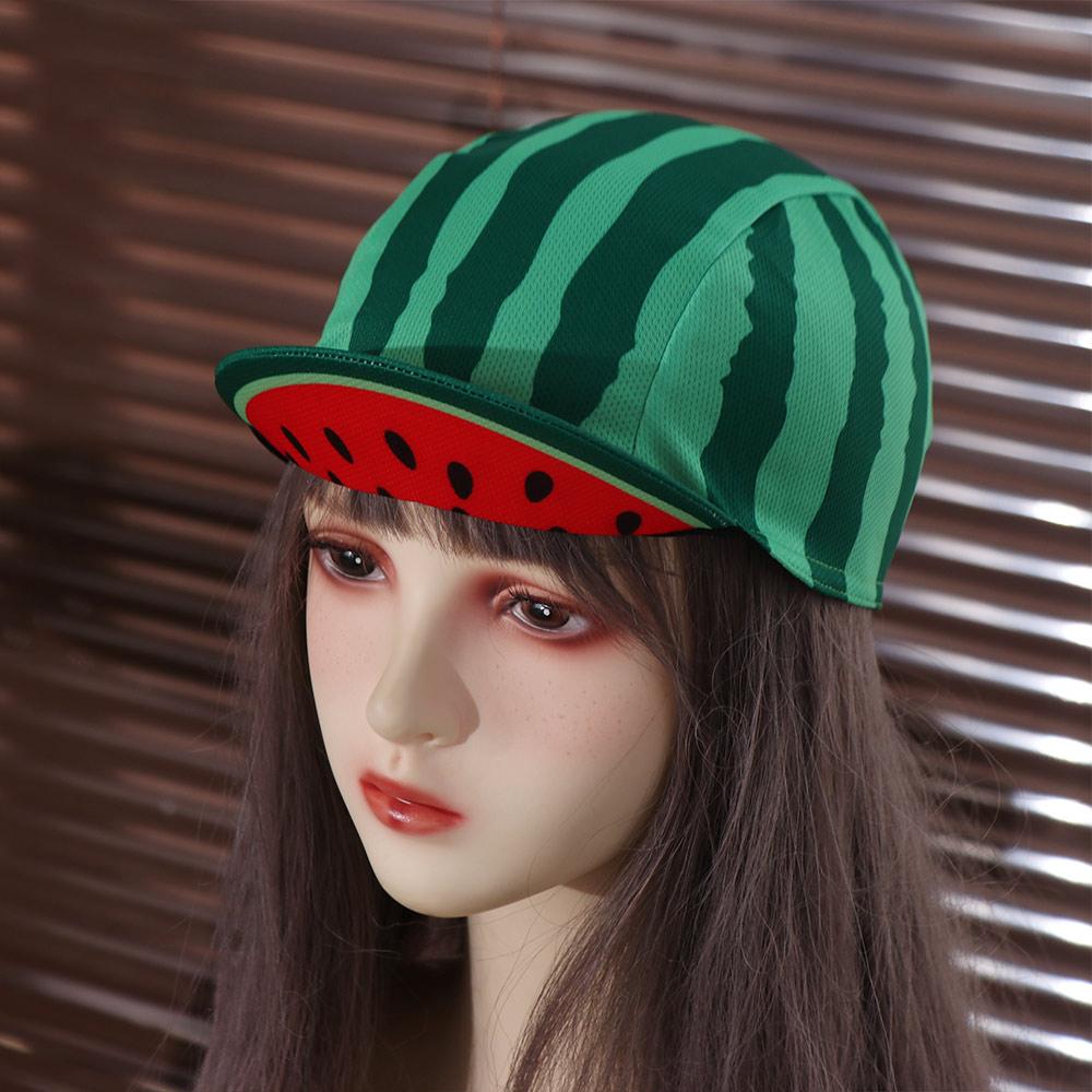 Watermelon Design Summer Cycling Cap Quick Dry Bike Helmet Liner Under Helmet Hat Summer Season