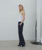 LCDC™ Layered Hem String Pants (Dark Navy)