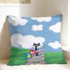 P-Pete The Cat Pillow Case  Comfy Pillow Cover For Living Room Bed Chair Fashion Cushion Cover