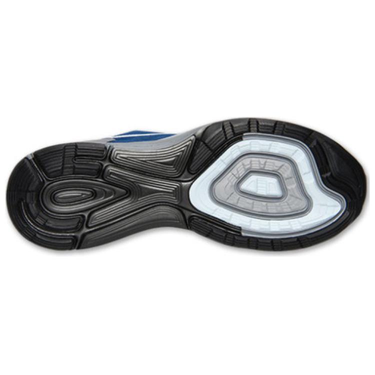 Nike Tênis Masculino LunarGlide 6 Azul Ginásio Cinza Fresco Branco Obsidiana 654433-420