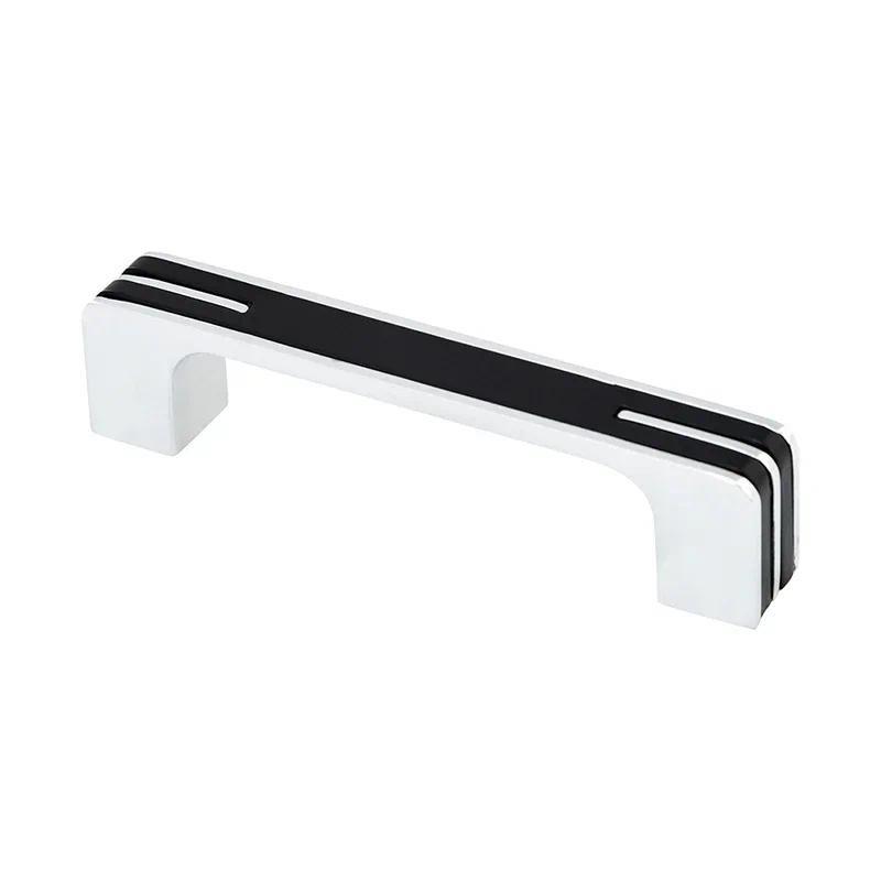 

Ручка для шкафа 96/128/160/192/320 отверстий Кухонная дверная ручка для шкафа Мебельная ручка для ящика Фурнитура Ручки-скобы Ручка-рейлинг 160 hole pitch чёрный