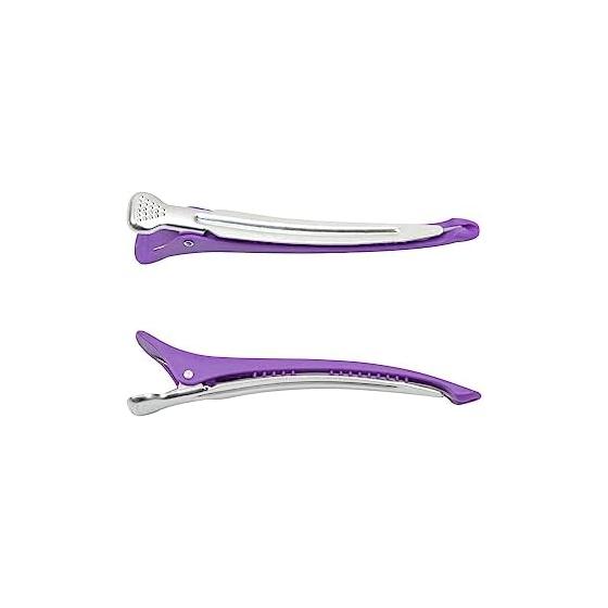 Set of 6 Dakar Hairpins Hair Clips for Hairdressers Beautiful Hair Tools Hair Ornaments for Hair Styling (Purple)