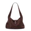 New Winter Women's Natural Suede Leather Bags Female Soft Cowhide Durable Crossbody Shoulder Bag Ladies Fashi Commute Handbags