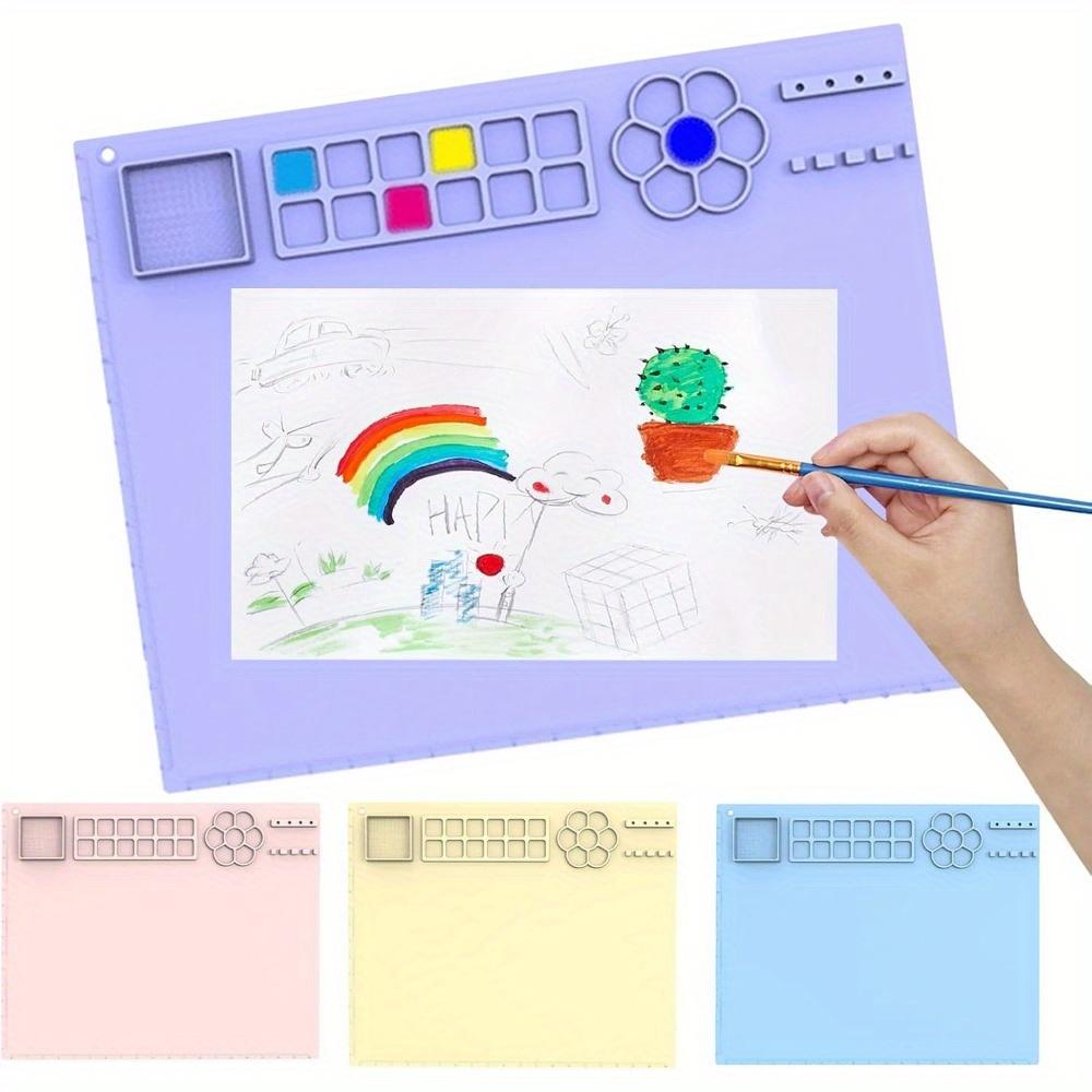 1PC Painting & Carving Silicone Pad Artist Crafts with Cup Non-stick Surface Versatile Easy To Maintain Foldable
