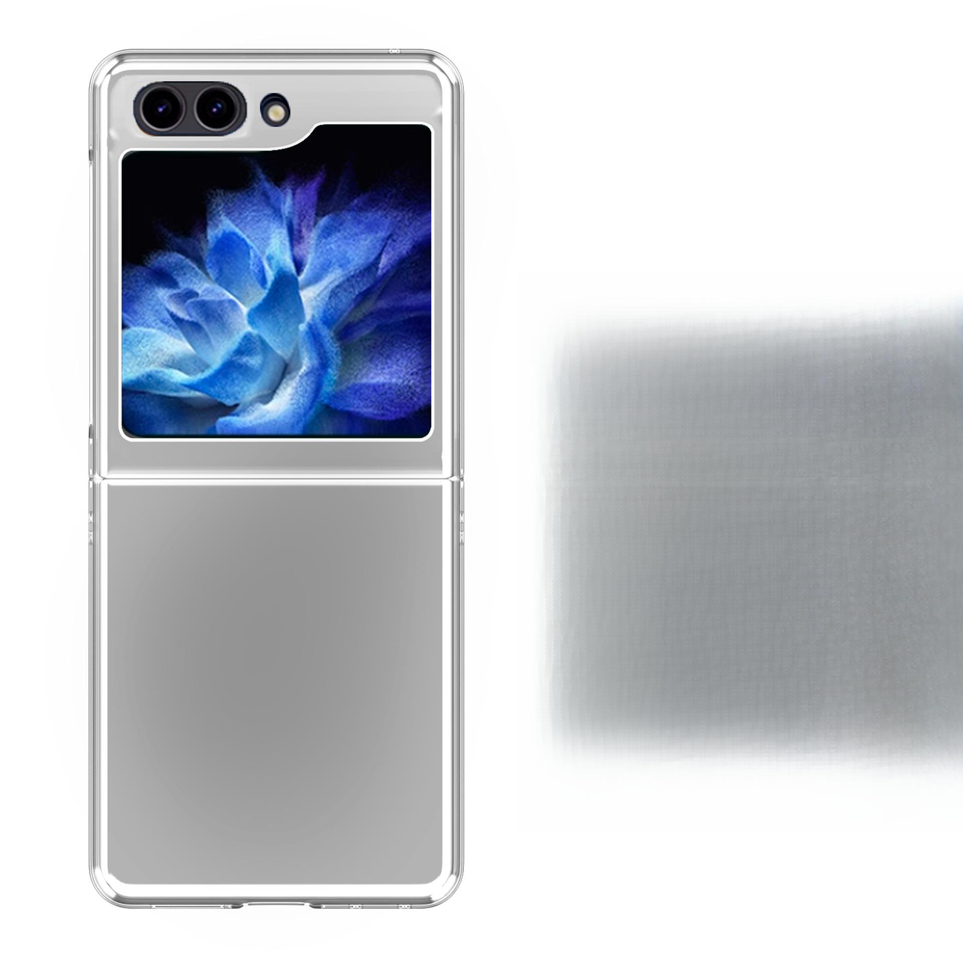 

Transparent Pc Foldable Screen Case for Samsung Zflip6 Phone, Anti-drop Flip Cover for Zflip5 Case Z FLIP 6