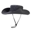 Quick-dry Hiking Fisherman Hat UV Protection Men Bucket Cap Fashion Drawstring Sun Hat  Camping