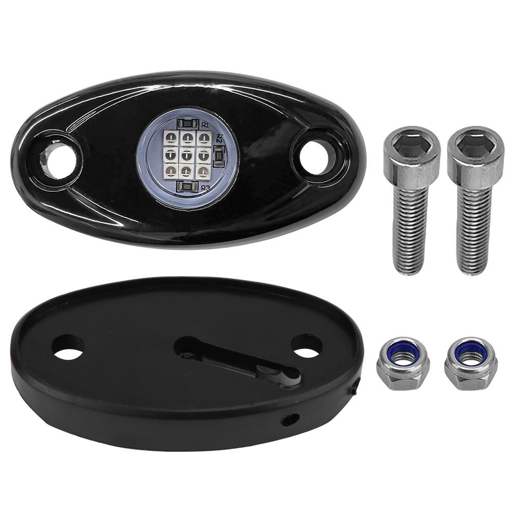 Underbody Glow For Jeep Atv Suv Offroad Car Truck Yacht 1 Pair LED Rock Lights 5 Colors Waterproof