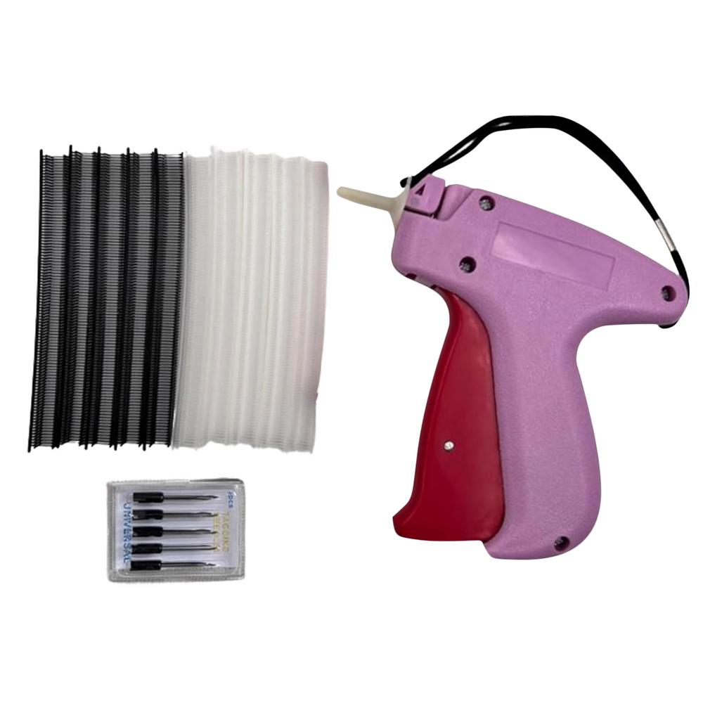 

Этикетка для одежды, ценник для одежды, пистолет для бирки + 6 игл + 1000 зазубрин, этикетировочная машина, швейные инструменты TCraft, 1 компл. CHINA розовый