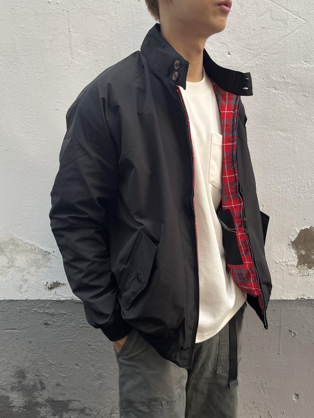 

Мужская куртка Harrington в стиле ретро — короткая, широкая, однотонная, воротник-стойка, повседневный осенне-зимний топ XXL