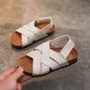 Jungen Sandalen Sommer Kinderschuhe Mode Weiche Sohle Flats Kleinkind Lässig Bequem Strandschuhe Schwarz Weiß Mädchen Römische Sandalen