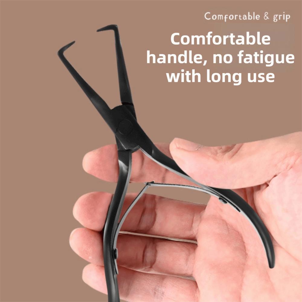 Anti-slip Stainless Steel Pliers Microlink Bead Remover Clamp  for Removing Micro Link Beads