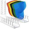 1Pc Hat Organizer for Baseball Caps with Anti-Slip Pad For Display and Storage,Space Saving Acrylic Hat Holder Hangers for Wall with Drilled