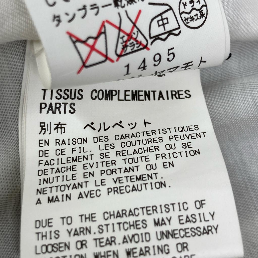 Y's Pink [TAKESHI KOSAKA by] YR-C40-137 Grey double-breasted peak lapel coat coat 1 grayUsed