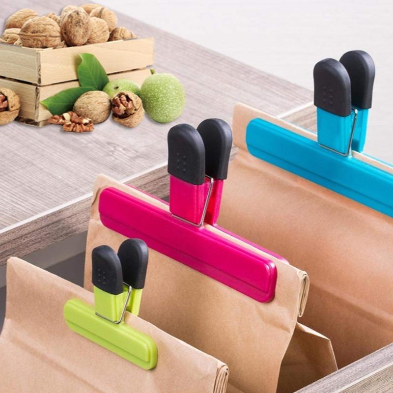 Kitchen Food Sealing Plastic Clip, Tea Bag Mouth Clip, Bagged Food Clip, Creative Fresh-keeping and Moisture-proof Snack Clip