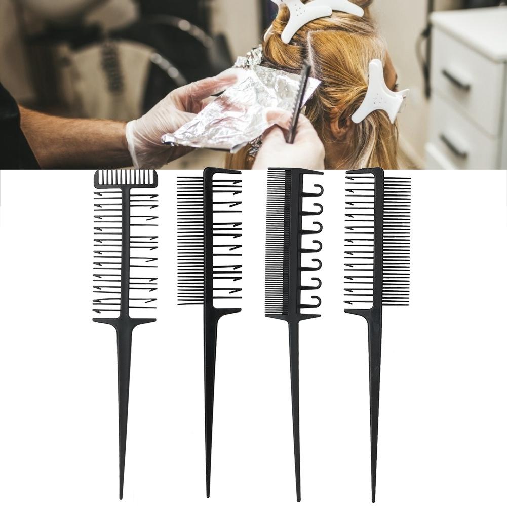 Professional Hairdresser Comb Set Hair Coloring Dying Highlight Salon Barber Tool
