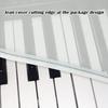 Piano Keyboard Cover Clear Keyboard Dirt Proof Cover Foldable Dustproof Waterproof 88/61/76 Keys Protector for Classroom Music