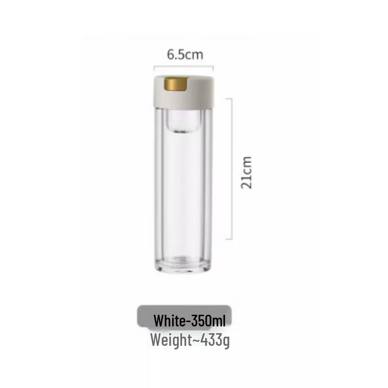 

OLOEY Magnetic Double-Layer Glass Travel Mug