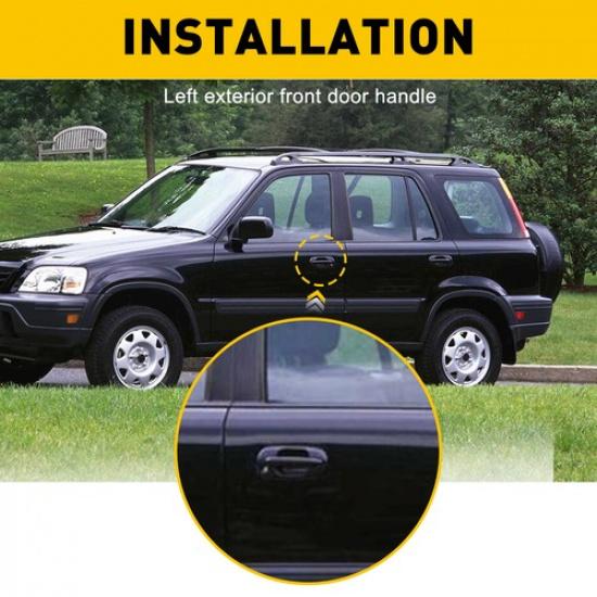 ABS Exterior Door Handle For 1997-2001 Honda Front CR-V Driver 72180ST0003 Side