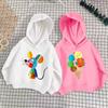 Children's Thin Sweatshirt Autumn New Round Neck Korean Style Loose Long Sleeve Top Boys Girls Fashionable