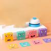 Face Expression Change Shape Matching Game Wooden Montessori Toy Children Early Educational Montessori Sensory Baby Toys