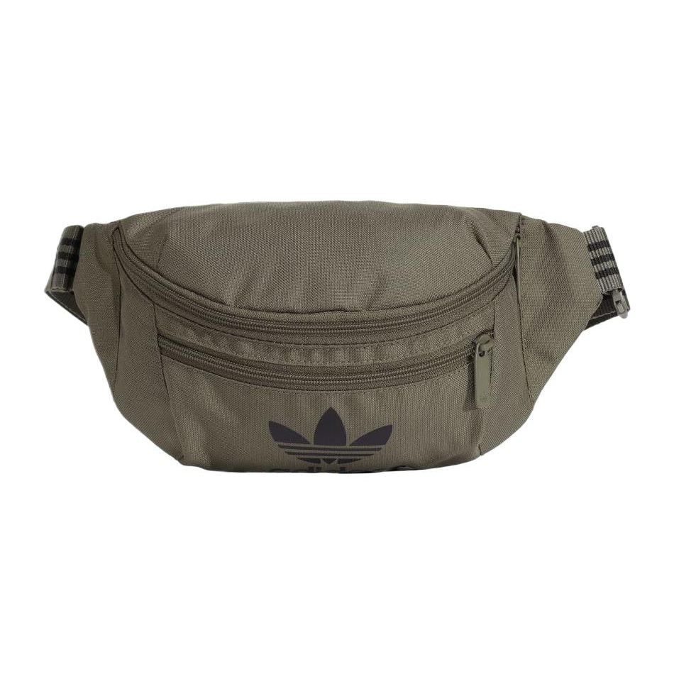 Adidas Originals Three Stripes Sports Casual Zipper Shoulder Crossbody Waist Bag Unisex Bags Olive IL4815 Olive