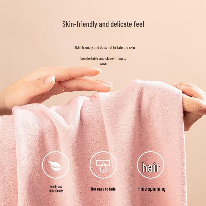 LANGSHA Women's 100% Cotton Thermal Underwear Set