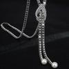 Simple And Atmospheric Versatile Long Decorative Necklace, Accessory Women'S Sweater Chain, Japanese And Korean Autumn And Winter Personalized Pendant
