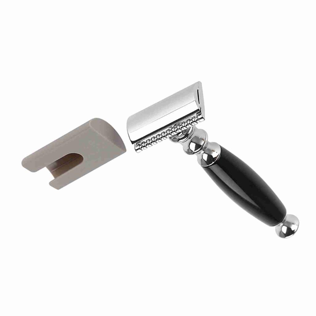 Stainless Steel Beard Shaping Template and Razor Mustache Shaving Set (Knife Head Cover)