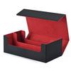 Card Storage Box Holds 1200+ Sleeved Cards Strong Magnetic PU Leather Deck Case for TCG Collectors