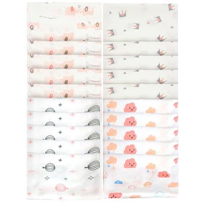 Abad Character Gauze Handkerchief 20 Piece Type B Set, Korean Baby Products